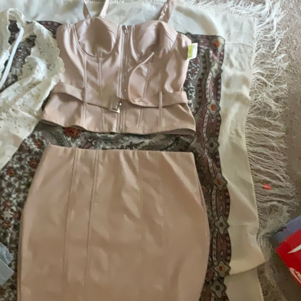 Selling four for one shorts, bodysuit two-piece